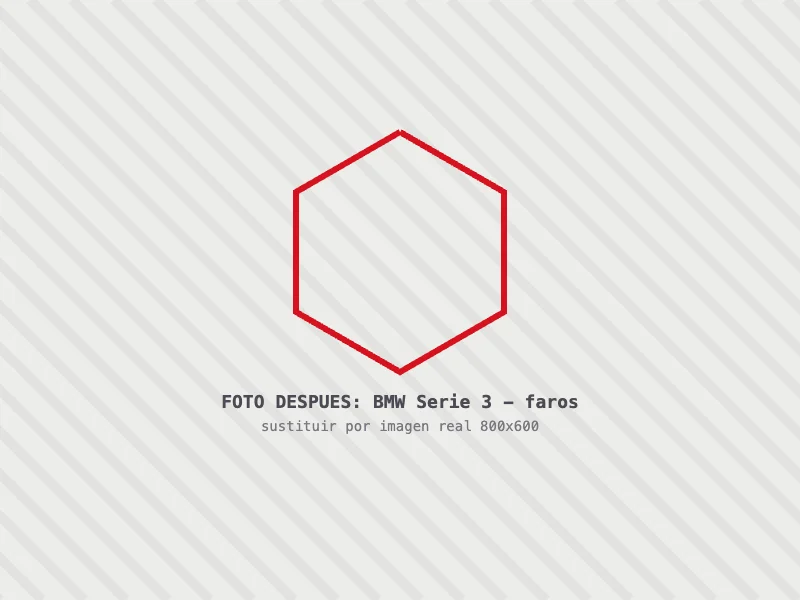 Faro delantero transparente tras el pulido y sellado UV